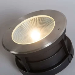 QAZQA Moderne Grondspot Aluminium Incl. LED 20W - Bridge -Meubelwinkel 1000014974 0102