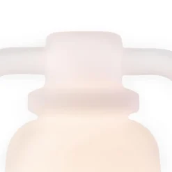 QAZQA Tafellamp Oplaadbaar 30 Cm IP44 Wit - Storm Small -Meubelwinkel 1000014991 0103