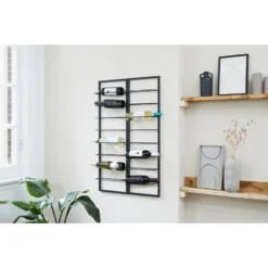 Lifa Living Wijnrek Luc Voor 8 Flessen, 30 X 9,5 X 99,5 Cm -Meubelwinkel 1000022249 0102