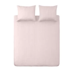 Ten Cate 100% Katoensatijnen Lits Jumeaux Dekbedovertrek - 240x200/220 - Roze