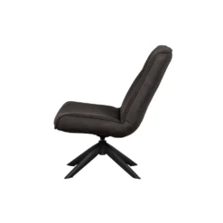 WOOOD Skyler Draaifauteuil - Kunstleer - Zwart - 94x67x85 -Meubelwinkel 1000031095 0103
