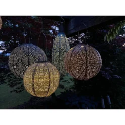 Lumiz Solar Buitenlampion Fiore Rond - Solar Tuinverlichting - 40 Cm - Groen 6 Lumiz Solar Buitenlampion Fiore Rond - Solar Tuinverlichting - 40 Cm - Groen -Meubelwinkel 1000034310 0110