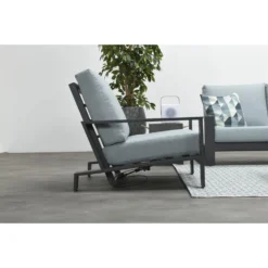 Garden Impressions Coba Verstelbare Lounge Tuinstoel - Mint Grey -Meubelwinkel 1000035582 0103