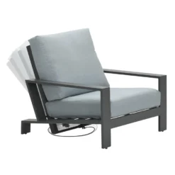 Garden Impressions Coba Verstelbare Lounge Tuinstoel - Mint Grey -Meubelwinkel 1000035582 0104
