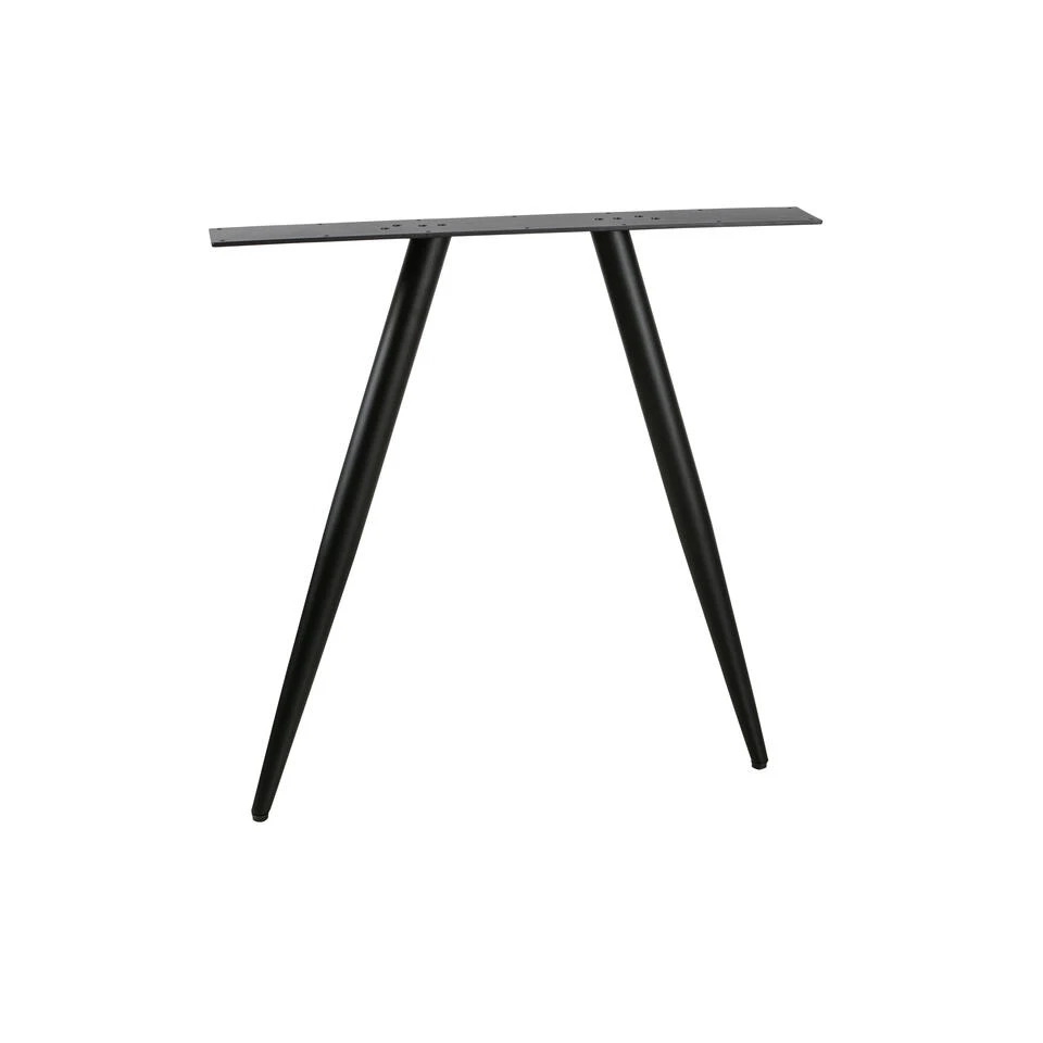 WOOOD Tablo 2-Standen Poot Conisch 1 Stuks - Metaal - Zwart - 72x79x10 3 WOOOD Tablo 2-Standen Poot Conisch 1 Stuks - Metaal - Zwart - 72x79x10 - Afbeelding 3