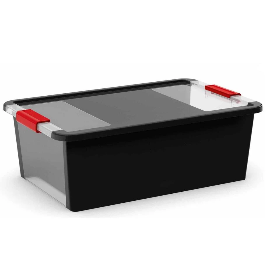 Kis Bi Opbergbox M - 26L - Zwart/transparant 1 Kis Bi Opbergbox M - 26L - Zwart/transparant