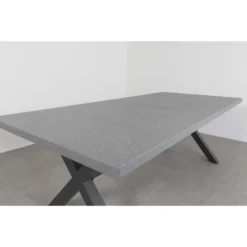 VDG Verona Betonlook Tuintafel 220 X 100 Cm. - Antraciet -Meubelwinkel 1000053247 0103