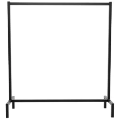 CLP Kledingrek Melva 120x38x120 Zwart -Meubelwinkel 1000071148 0102