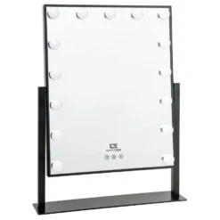 United Entertainment Hollywood Spiegel Met 15 LEDs - Zwart