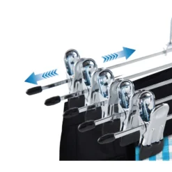 ACAZA Set Van 30 Broekhangers Met Knijpers Voor Heren Of Dames -Meubelwinkel 1000074000 0102