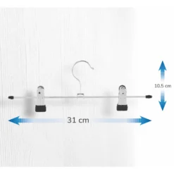 ACAZA Set Van 30 Broekhangers Met Knijpers Voor Heren Of Dames -Meubelwinkel 1000074000 0103