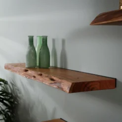 Wandplank Edwin 90cm - Hout - Bruin -Meubelwinkel 1000076601 0103