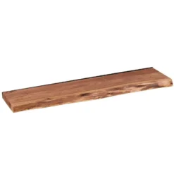 Wandplank Edwin 90cm - Hout - Bruin