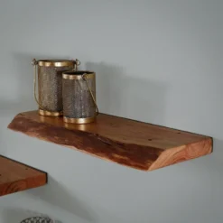 Wandplank Edwin 60cm - Hout - Bruin -Meubelwinkel 1000076618 0103