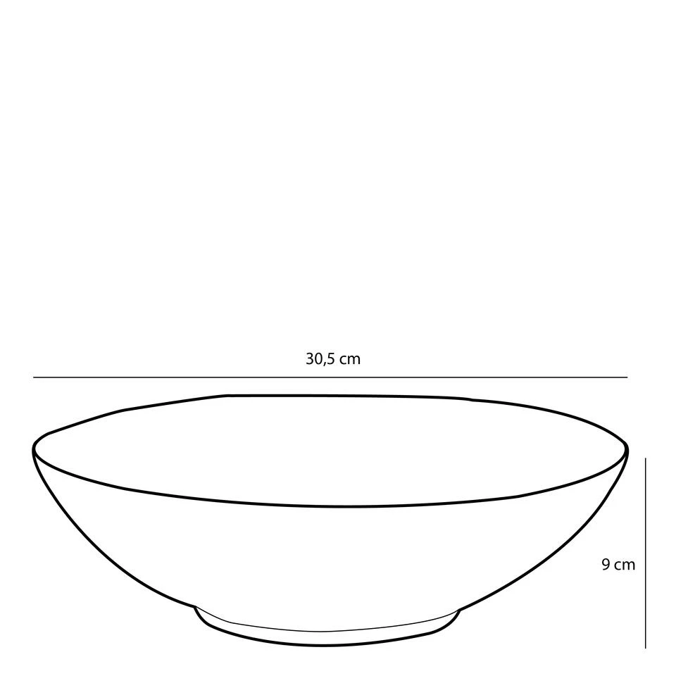 Mica Decorations Tabo Schaal - H9 X Ø30,5 Cm - Groen 4 Mica Decorations Tabo Schaal - H9 X Ø30,5 Cm - Groen - Afbeelding 4