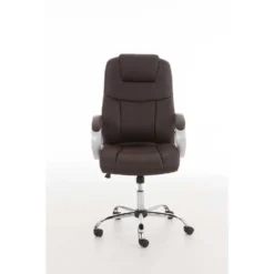 Clp Bureaustoel XL Apoll Kunstleder Bruin -Meubelwinkel 1000082855 0102