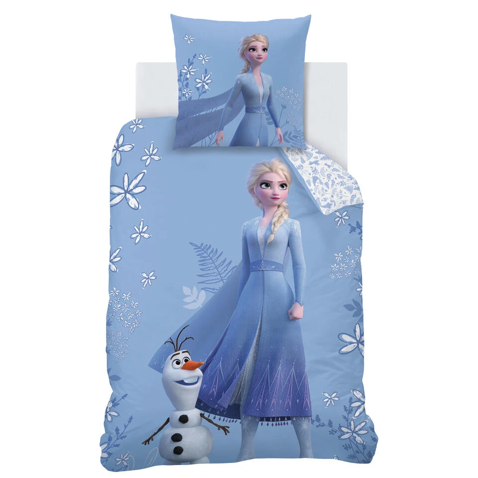 Disney Frozen Dekbedovertrek Magical Season - 140 X 200 Cm - Katoen 1 Disney Frozen Dekbedovertrek Magical Season - 140 X 200 Cm - Katoen