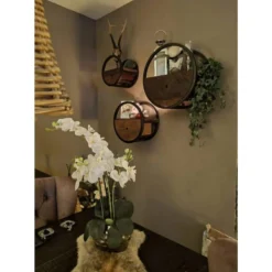 Kalfort Calro Industrieel Wandrek Set Van 3 - 30 Cm -Meubelwinkel 1000094089 0102