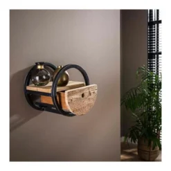 Kalfort Calro Industrieel Wandrek Set Van 3 - 30 Cm -Meubelwinkel 1000094089 0103