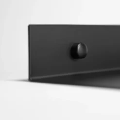 QUVIO Metalen Muur Plank - Zwart - 60 Cm 7 QUVIO Metalen Muur Plank - Zwart - 60 Cm -Meubelwinkel 1000097092 0103