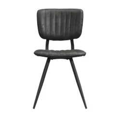 Eetkamerstoel Brim - Stof - Antraciet