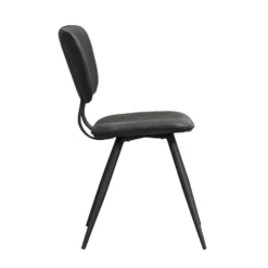 Eetkamerstoel Brim - Stof - Antraciet -Meubelwinkel 10302512 8000