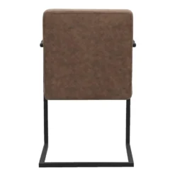 Eetkamerstoel Mats Met Armleuning - Cognac -Meubelwinkel 10307070 0900