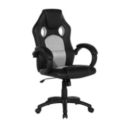 Meubelwinkel 25 Beliani Bureaustoel FIGHTER - Zwart Kunstleer