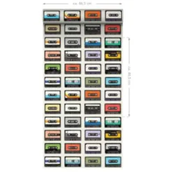 ESTAhome Behang XXL - Vintage Cassettes 7 ESTAhome Behang XXL - Vintage Cassettes -Meubelwinkel 1137027727 0103