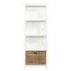 Boekenkast Valerie - Off-white - 160x60x35 Cm