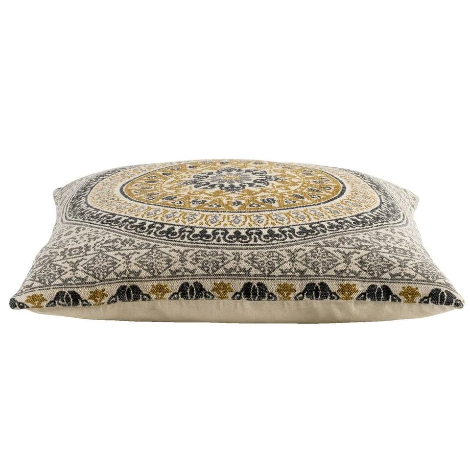 Woonkussen Fatima - Oker - 60x60 Cm 2 Woonkussen Fatima - Oker - 60x60 Cm - Afbeelding 2