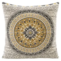 Woonkussen Fatima - Oker - 60x60 Cm