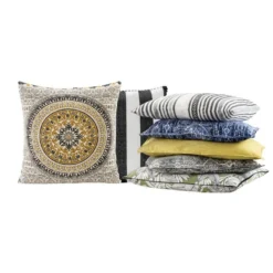 Woonkussen Fatima - Oker - 60x60 Cm 7 Woonkussen Fatima - Oker - 60x60 Cm -Meubelwinkel 34101839 4050