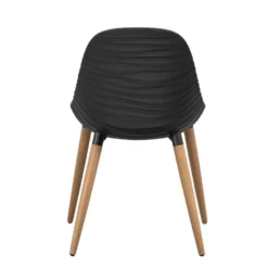 Le Sud Diningstoel Bordeaux - Zwart/naturel - 82x54x55 Cm -Meubelwinkel 50101103 0900