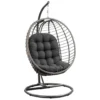 Hangstoel Lourdes - Antraciet - Ø105x190 Cm