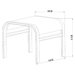 Le Sud Voetenbankje Cannes - Mat Grijs 7 Le Sud Voetenbankje Cannes - Mat Grijs -Meubelwinkel 50155486 9100