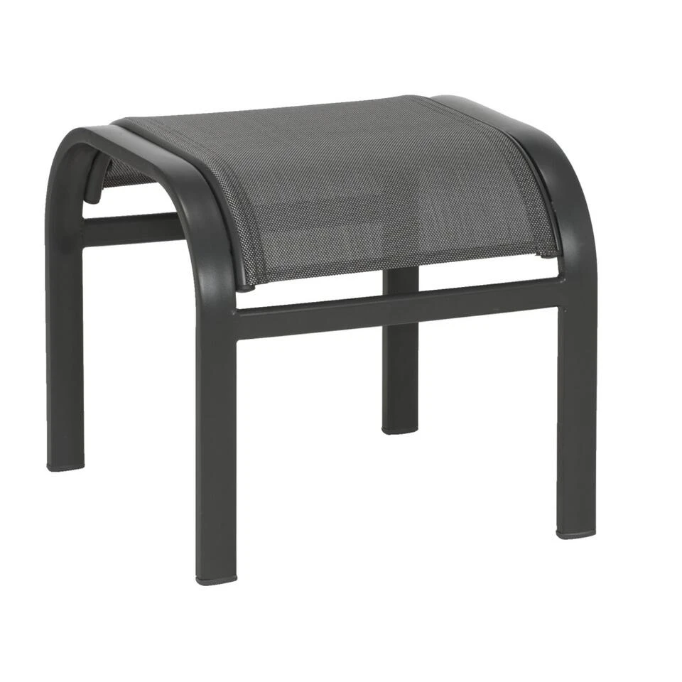 Le Sud Voetenbankje Cannes - Mat Grijs 1 Le Sud Voetenbankje Cannes - Mat Grijs