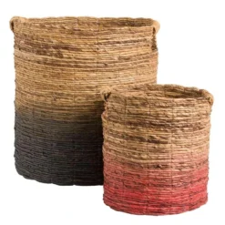 Mand Falco - Naturel/zwart - 45xØ40 Cm -Meubelwinkel 70503543 3000