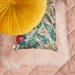 KAAT Amsterdam Plaid Ogibly - Roze - 260x260 Cm -Meubelwinkel 81024741 0300