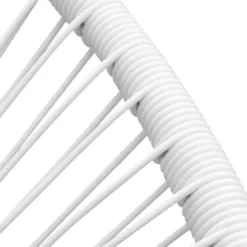 VidaXL Tuinmaanstoel Poly Rattan Wit -Meubelwinkel d53fd7b9f0d941d499dc1174639d7597